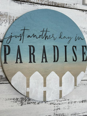 Just Another Day In Paradise Stencil-Stencils & Die Cuts-Essential Stencil