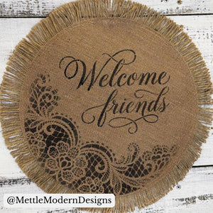 Welcome Friends-Home-Essential Stencil