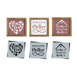 Mom Mini Sign Stencils (3 Pack)-Summer-Essential Stencil