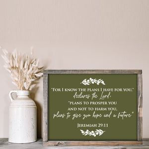 Jeremiah 29:11 Sign Stencil (Horizontal Orientation)-Pattern-Essential Stencil