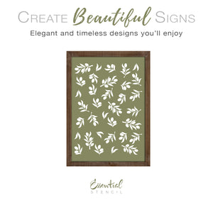 Olive Branch Pattern-Pattern-Essential Stencil