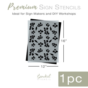 Eucalyptus Pattern-Pattern-Essential Stencil