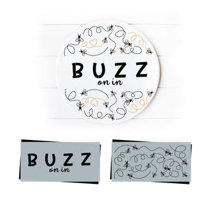 Buzz on in Stencil Set (2 Pack)-Spring-Essential Stencil