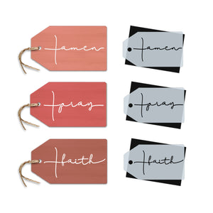 Faith Mini Tag Stencil Set (3 Pack)-Spring-Essential Stencil