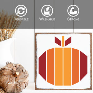 DIY reusable fall quilt square stencil, quilt stencils, pumpkin quilt template stencil, maple leaf quilt stencil for painting wood sign, sunflower quilt stencil, 8 point star quilt stencils, quilt templates, journal stencils