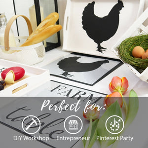 Farmhouse Sign Reusable Stencil Set