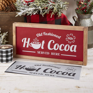 Reusable Christmas Sign Stencils for painting wood signs | DIY Farmhouse Christmas Decor | Gingerbread cookies, Candy Canes, Old Fashioned Hot Cocoa Stencils