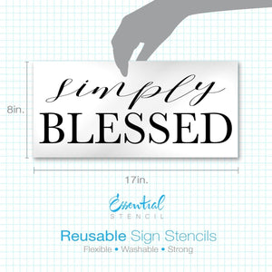 Simply Blessed + Our Nest Stencil Set-Home-Essential Stencil