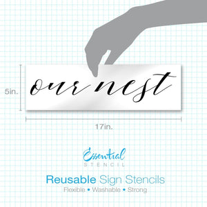 Simply Blessed + Our Nest Stencil Set-Home-Essential Stencil