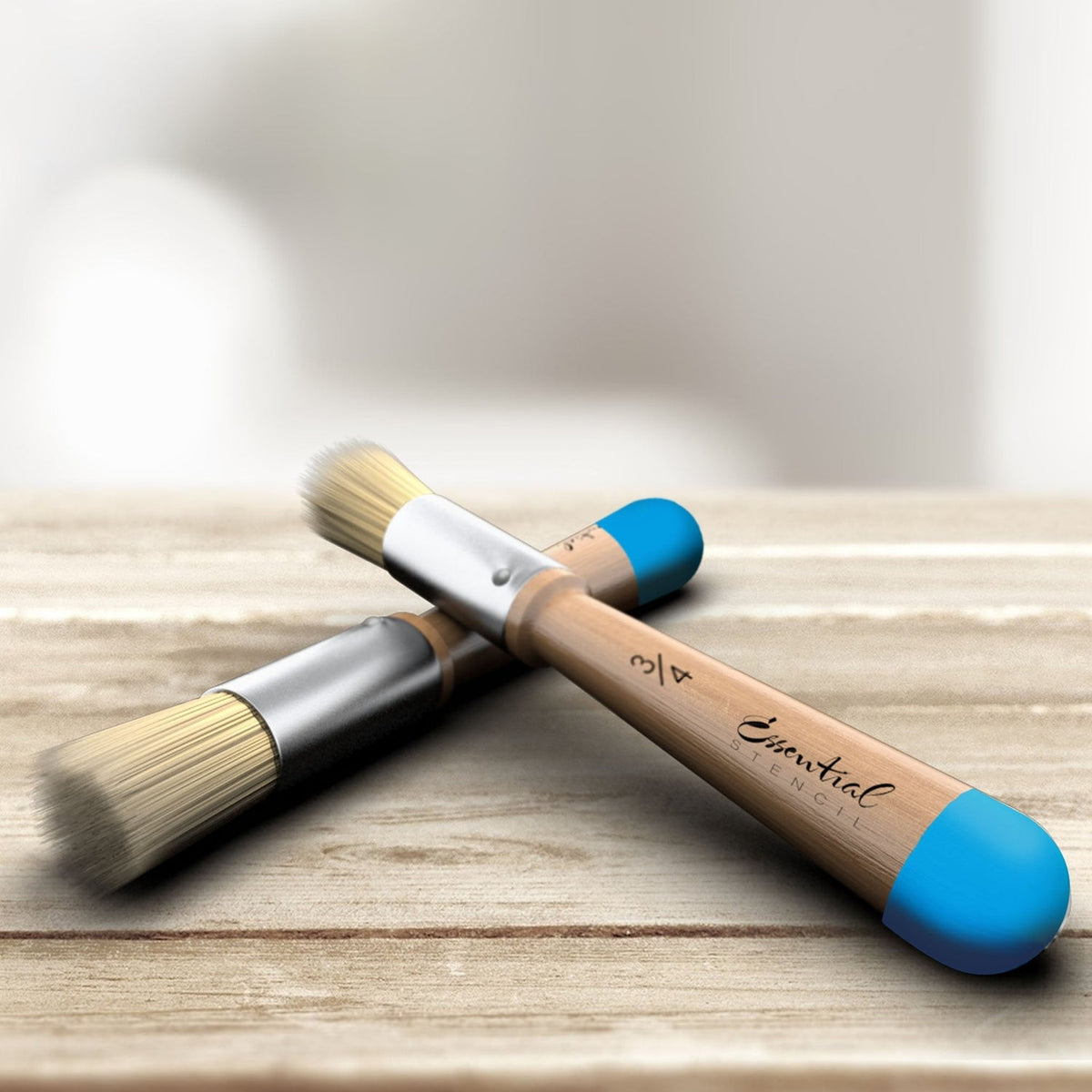 stencil brushes for wood