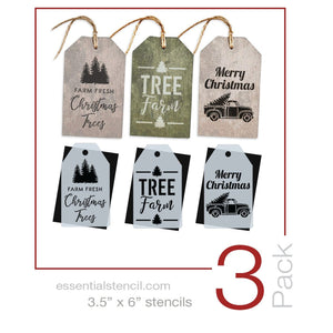 Farm Fresh Christmas Tree Stencil