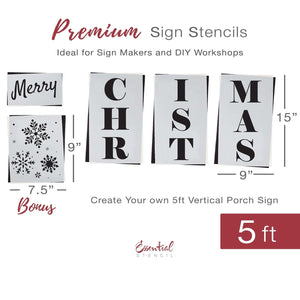 Create a porch sign for Christmas