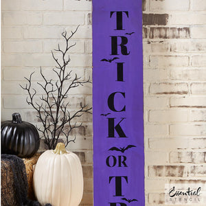 trick or treat stencil for halloween