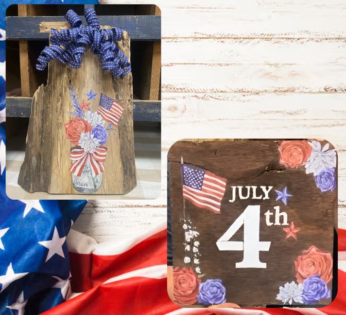 2 Easy Patriotic DIY Projects with Stencils and Transfers