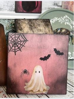 🎃 Pretty in Pink: A Soft & Spooky Halloween DIY Sign - Essential Stencil