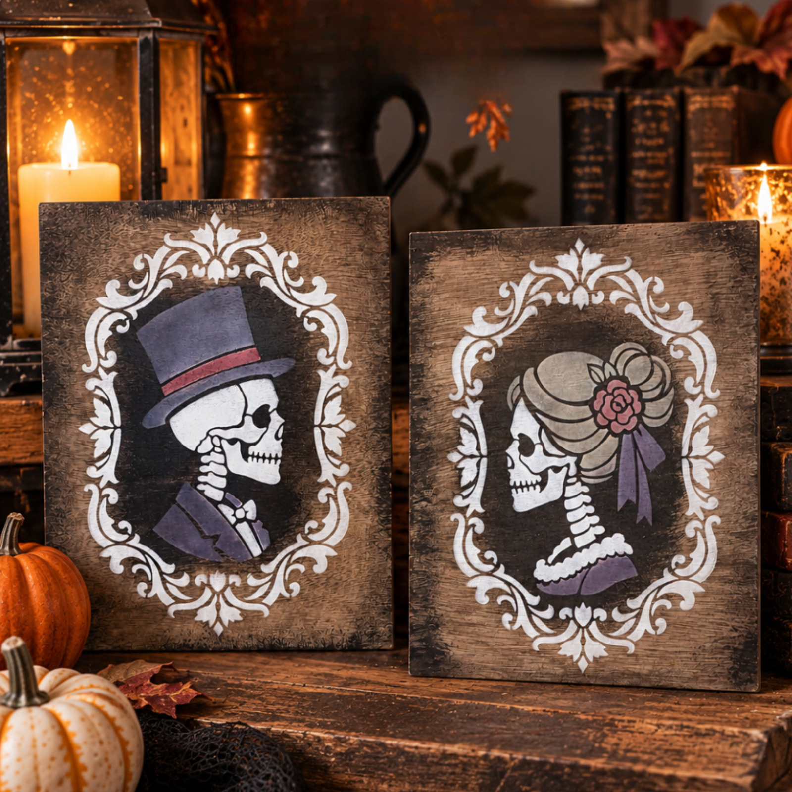 Meet Your New Favorite Halloween Skeletons! 🖤✨