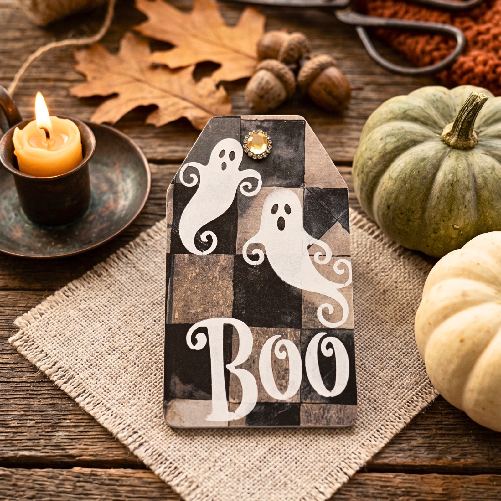 👻 Boo! A Spooktacular Little Ghost Tag for Halloween