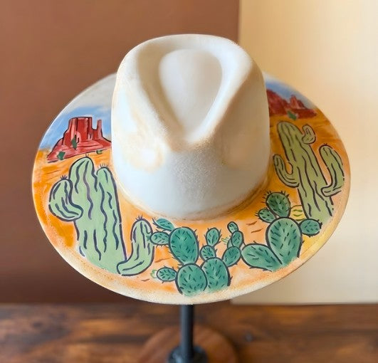 Paint Your Own Trendy Desert Hat 🌵🎨 Easy DIY with Stunning Results