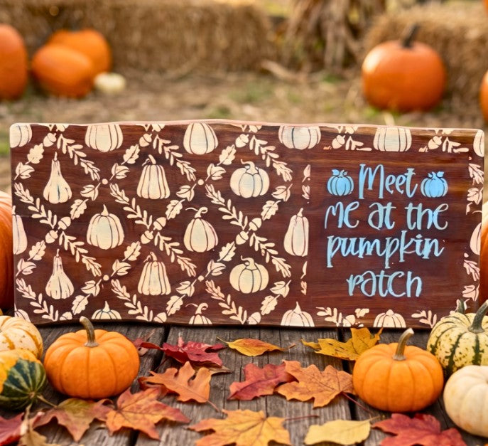Turn Your Cedar Board Into This Beautiful Fall Sign