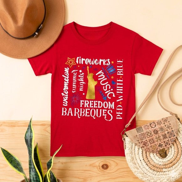 Create a Bold Patriotic T-Shirt with Stencils + Paint