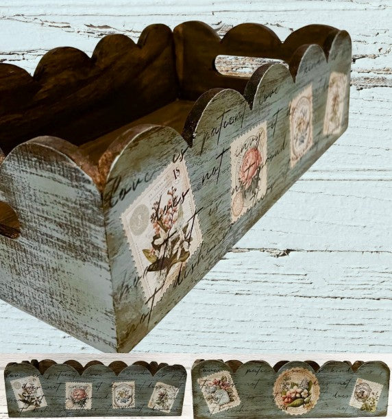 ✨ Transform a Wooden Box into Vintage Charm with Stamps & Wax ✨
