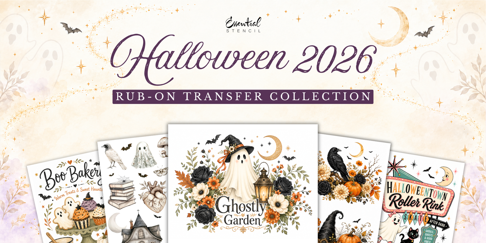 transfers for halloween craft projects and wood signs single sheets
