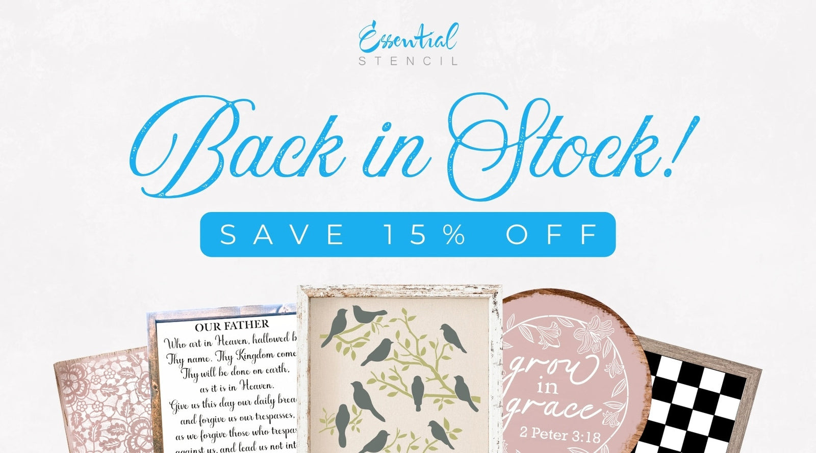 Stencil Restock Sale