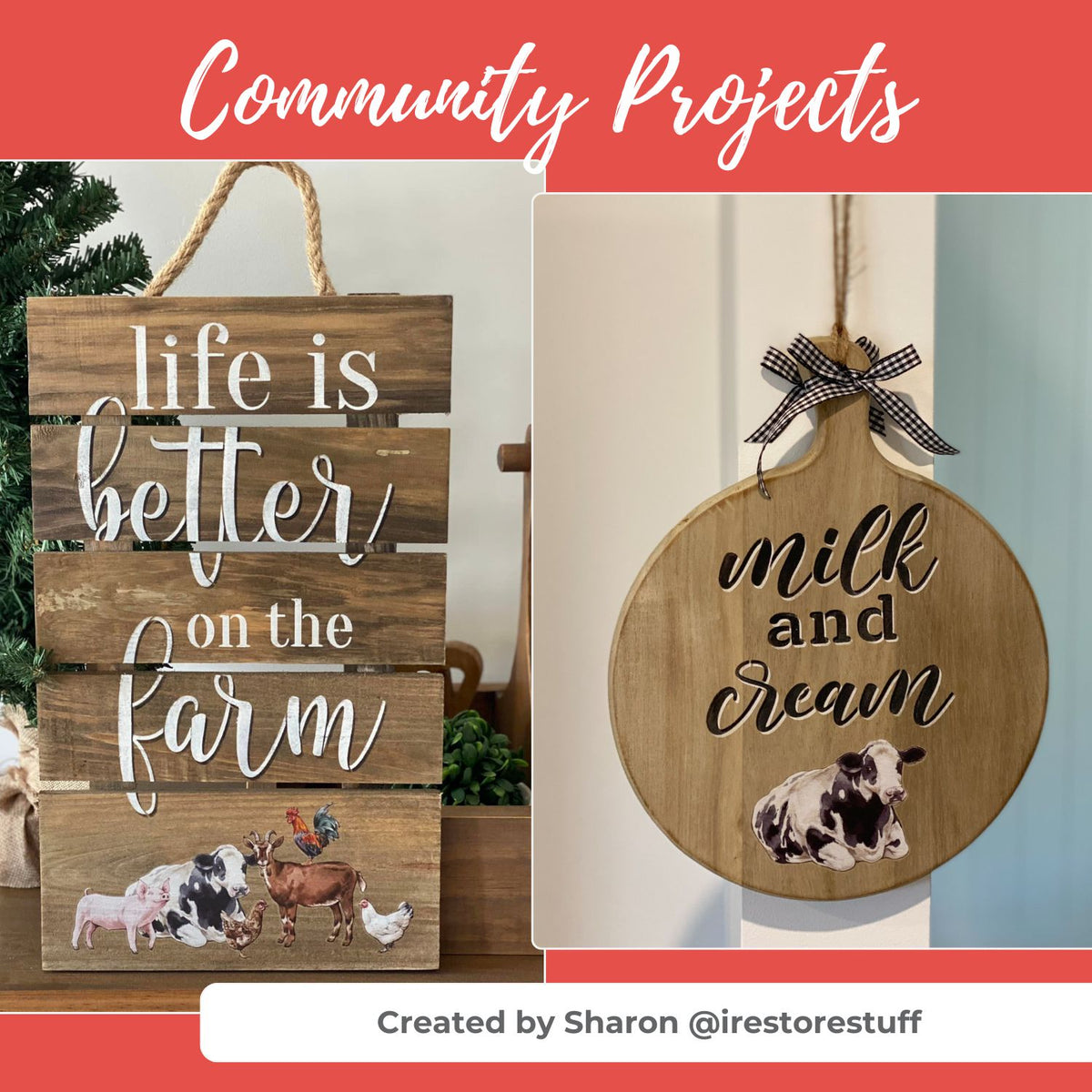 Homestead Americana Rub-On Transfer Bundle-Bundle-Essential Stencil