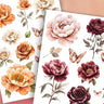 Burgundy & Rust Floral