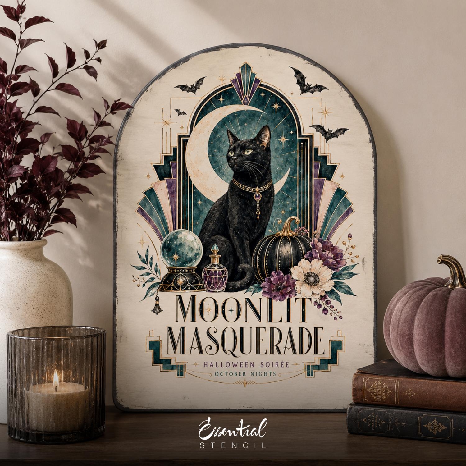 The Haunted Hotel Transfer Set-Rub-on Transfer-Essential Stencil