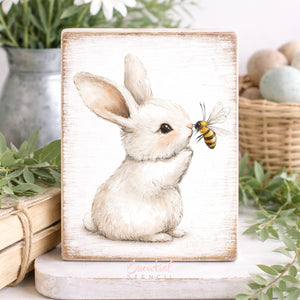 Little Bunny Daydreams Rub-On Transfer Set-Rub-on Transfer-Essential Stencil