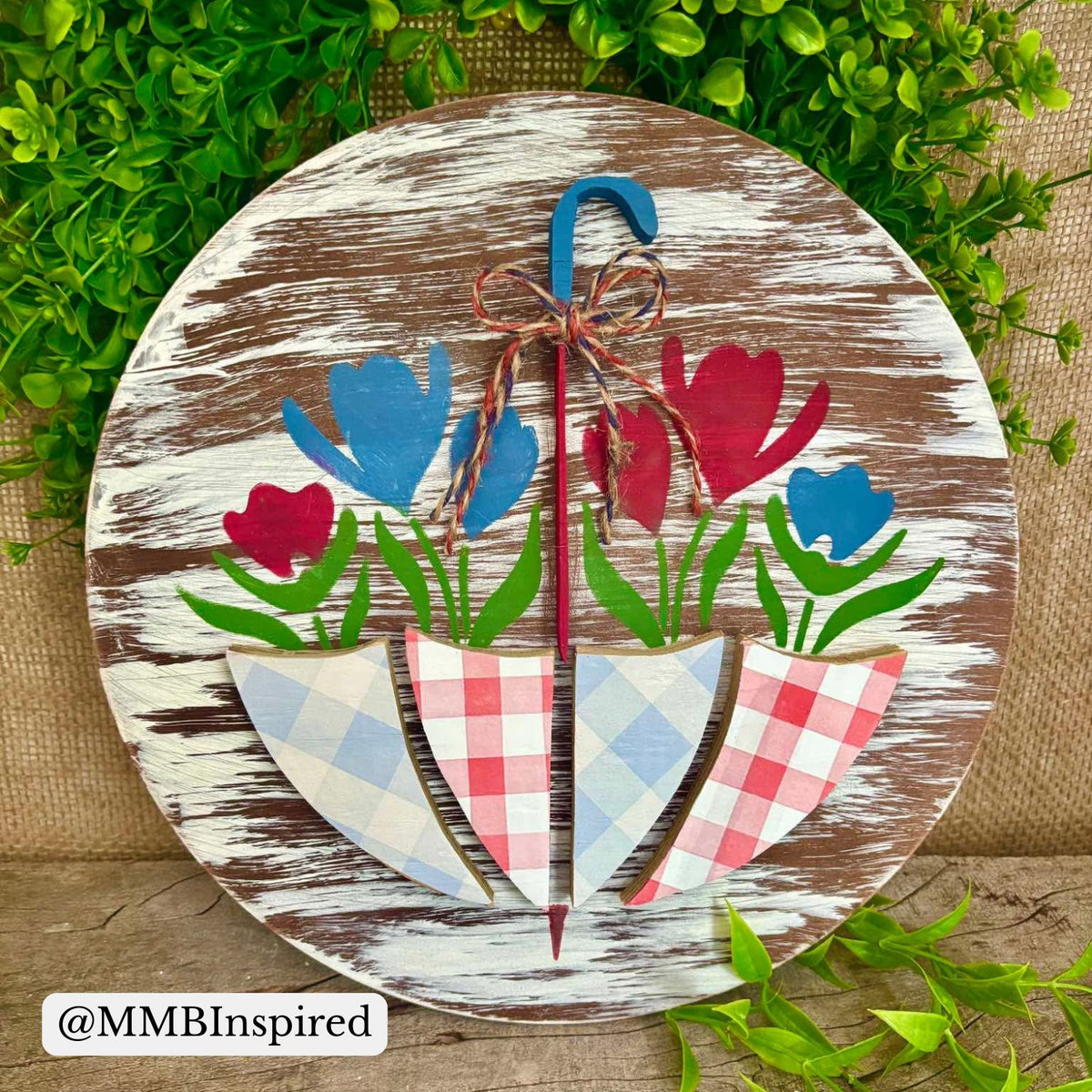 Spring Umbrella Stencil 12x12-Spring-Essential Stencil
