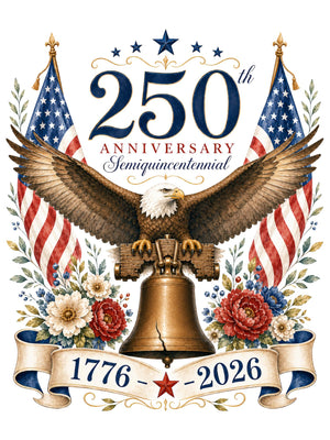 America's Semiquincentennial-Rub-on Transfer-Essential Stencil
