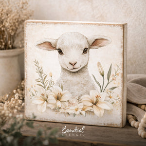 Lambs & Lilies Rub-On Transfer Set-Rub-on Transfer-Essential Stencil