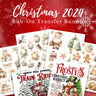 New Christmas 2024 Rub-on Transfer Bundle