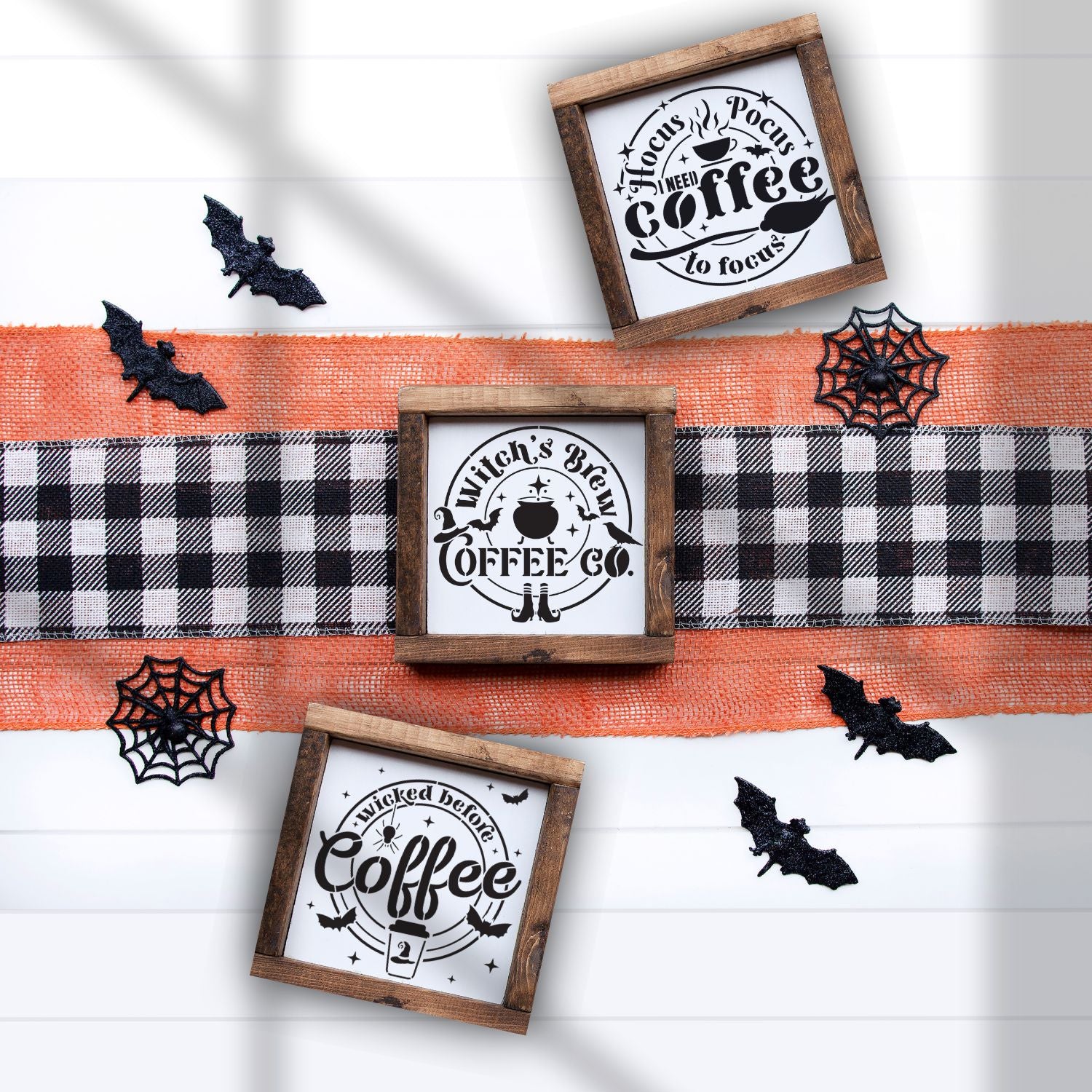 Wicked Before Coffee Mini Stencils (3 Pack)-Outdoors-Essential Stencil