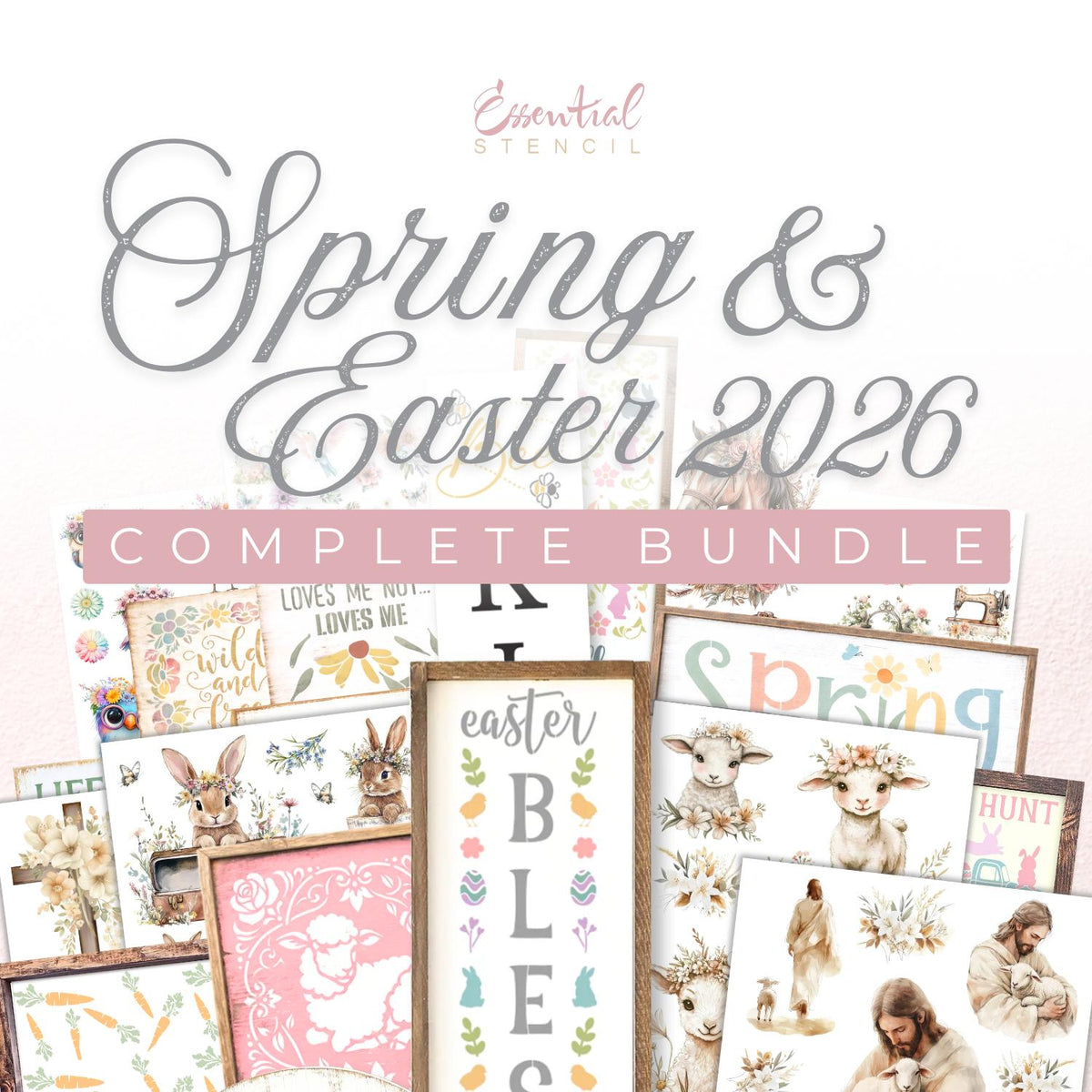 Spring & Easter 2026 Complete Collection-Spring-Essential Stencil