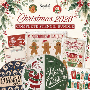Christmas 2026 Complete Stencil Bundle-Christmas-Essential Stencil