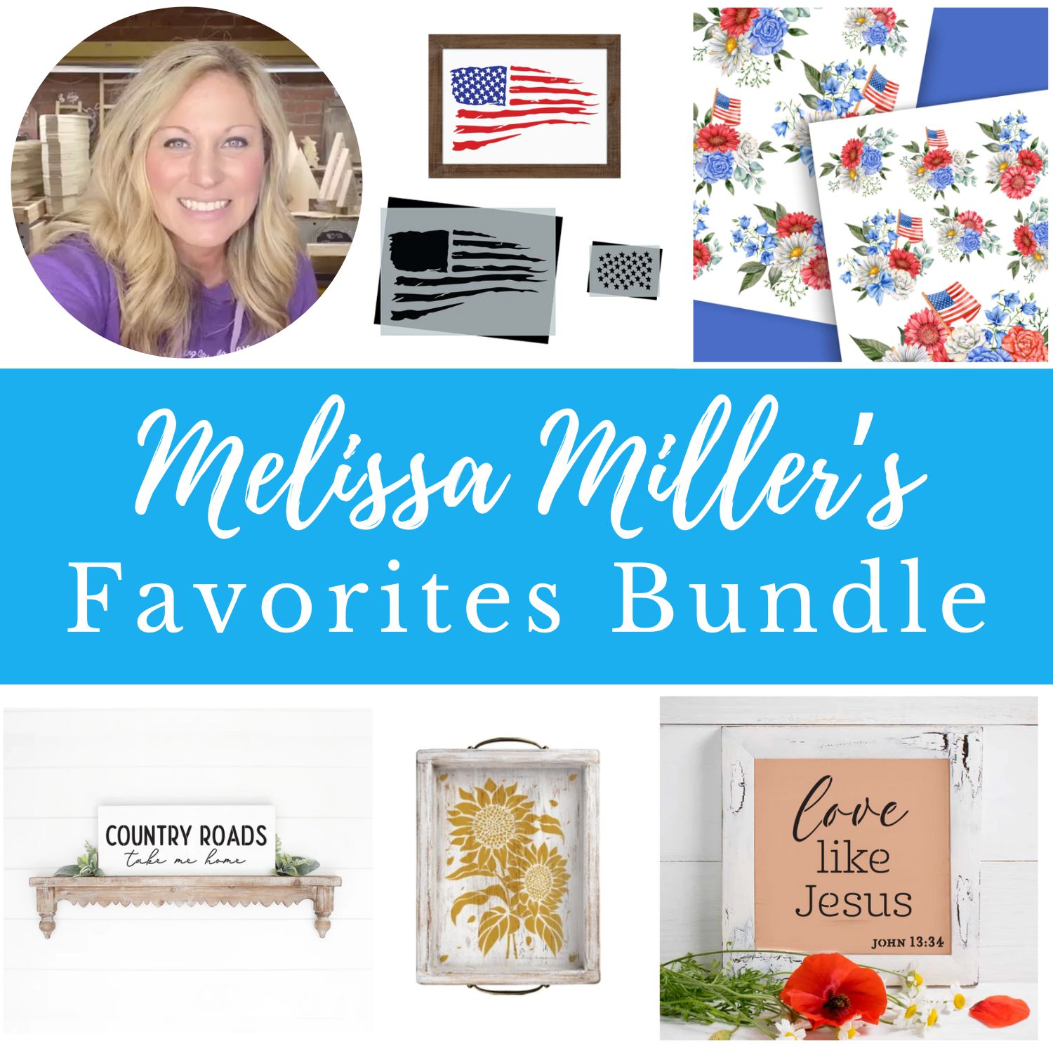 Melissa Miller's Favorites Bundle-Bundle-Essential Stencil