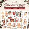 Christmas 2026 Rub-on Transfer Bundle