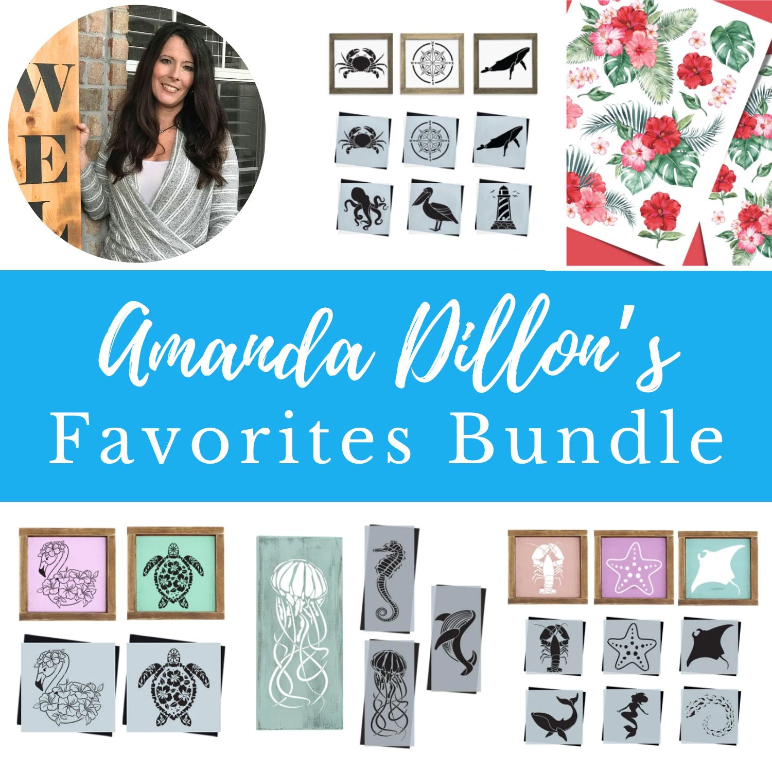 Amanda Dillon's Favorites Bundle-Bundle-Essential Stencil