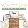 Essential Faith Stencil Bundle