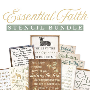 Essential Faith Stencil Bundle-Scripture-Essential Stencil