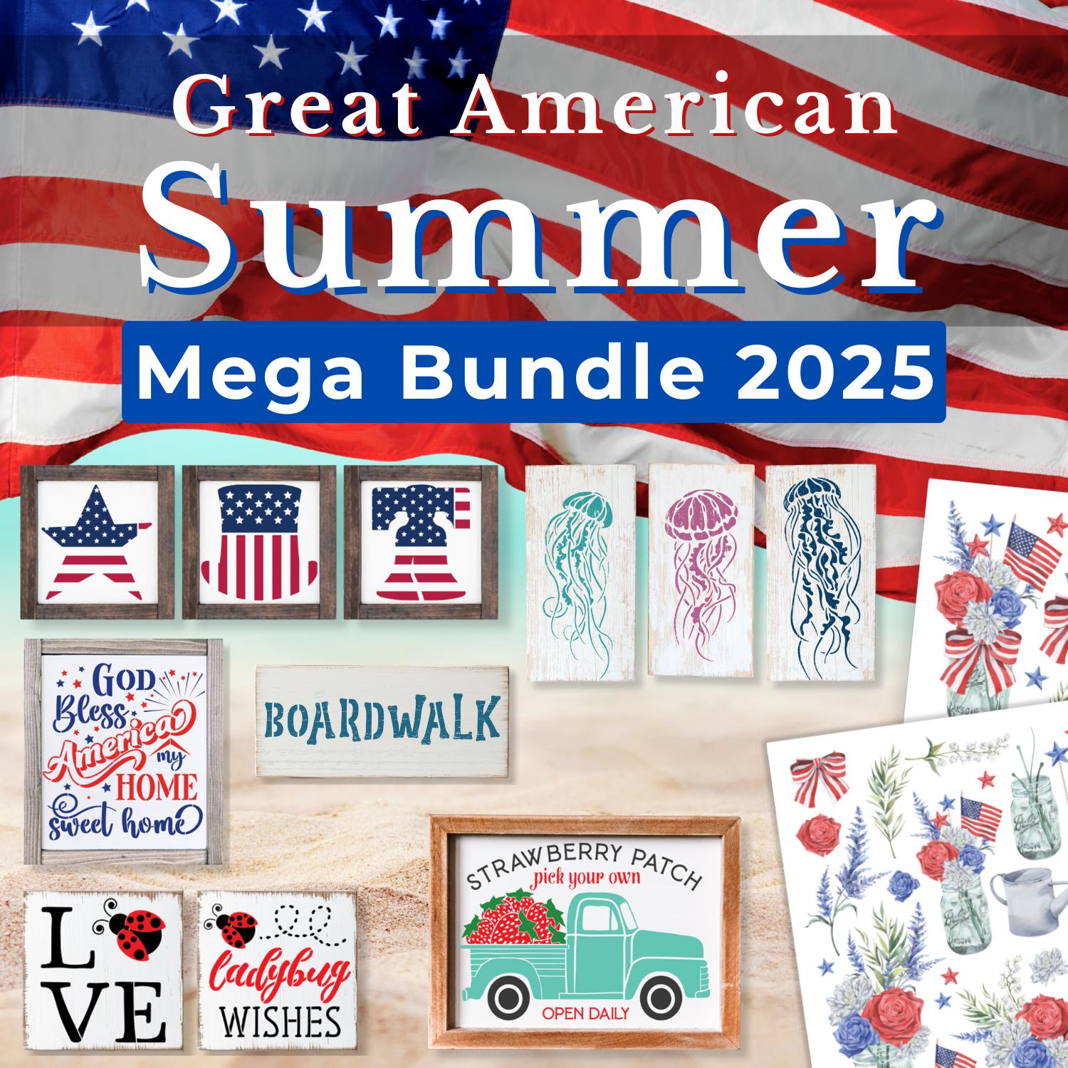 The Great American Summer Bundle-Summer-Essential Stencil