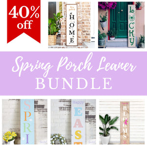 Spring Porch Leaner Bundle-Porch Leaner-Essential Stencil