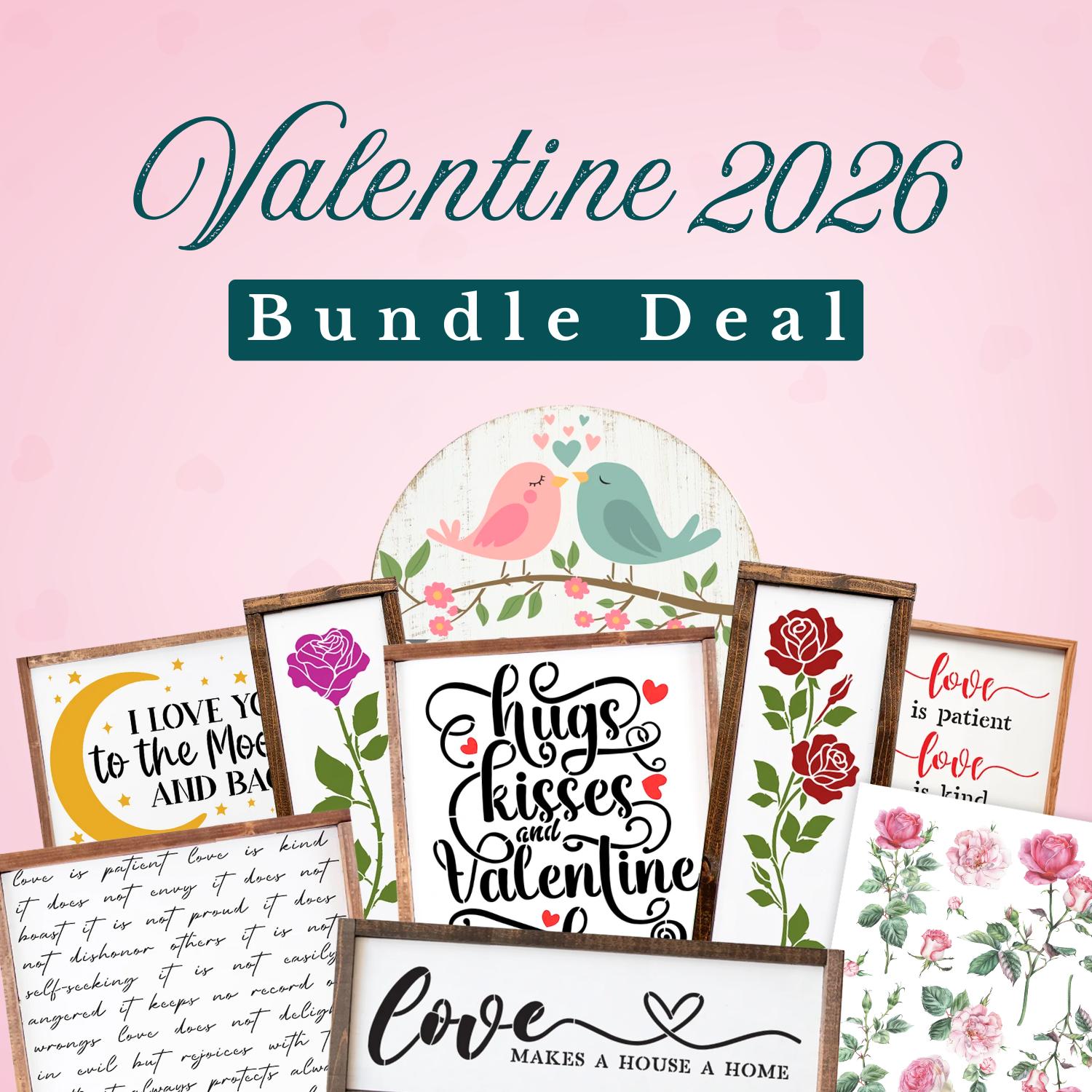Valentine's 2026 Bundle-Valentine-Essential Stencil