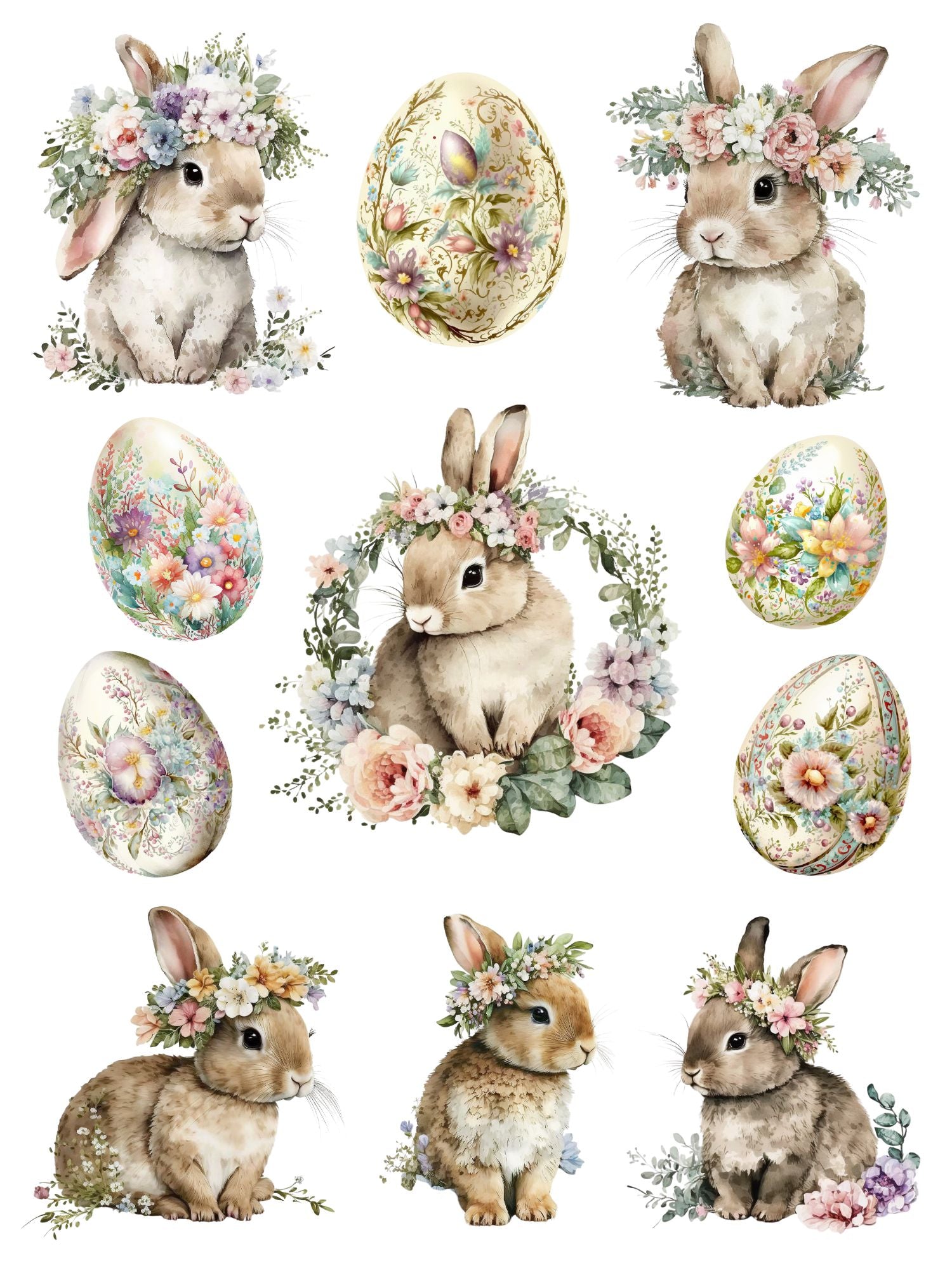 Vintage Rabbit Clip Art