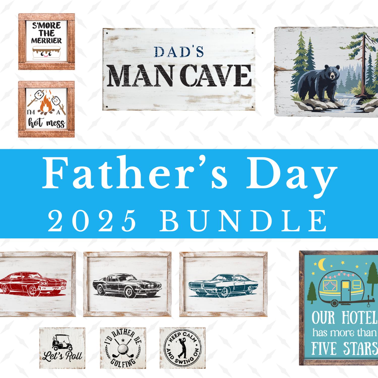 Father's Day 2025 Stencil Bundle-Bundle-Essential Stencil