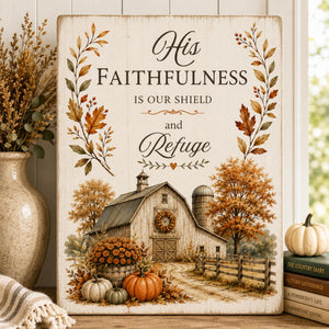 Autumn Faithfulness Transfer Set-Rub-on Transfer-Essential Stencil