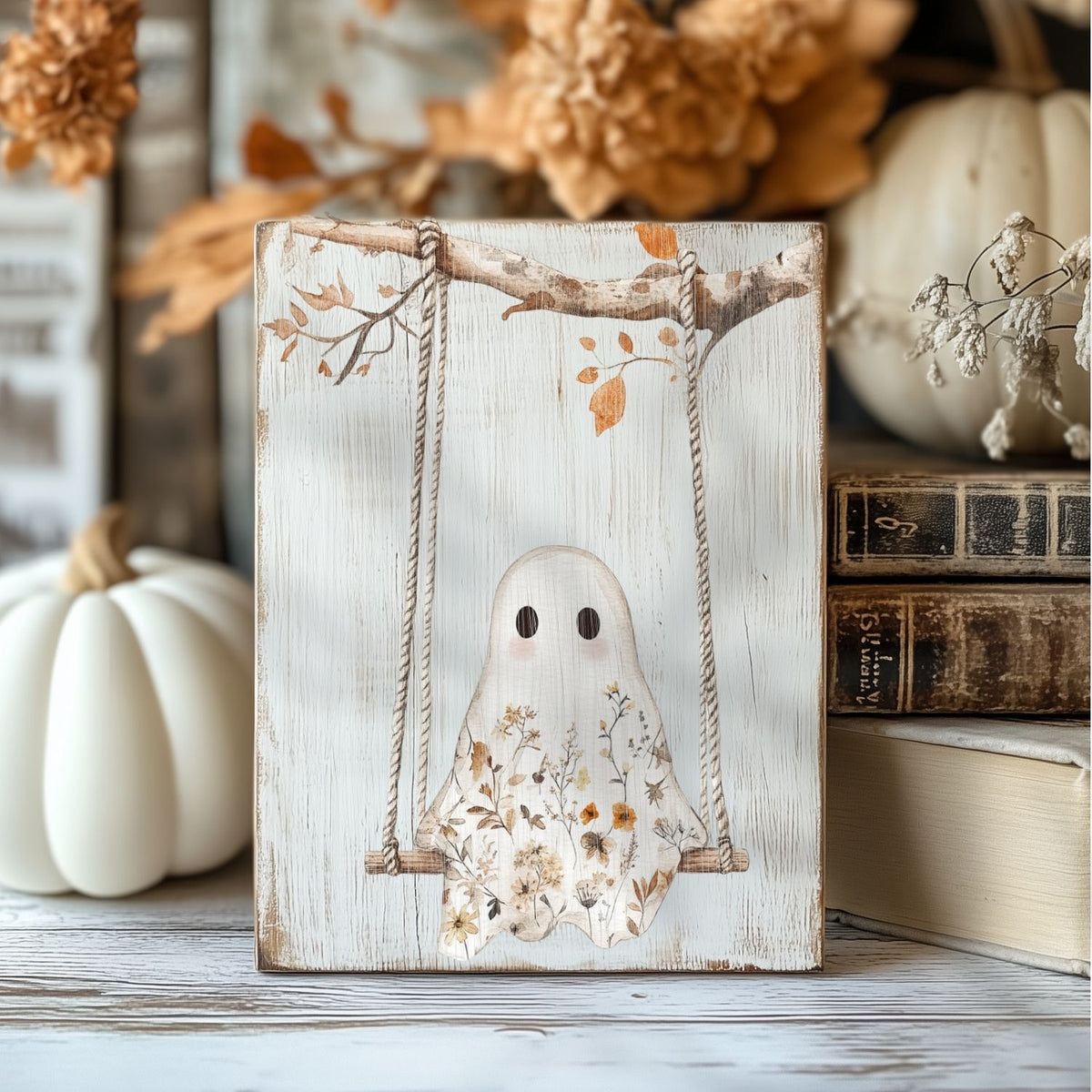 Wildflower Ghosts Rub-on Transfer Set-Rub-on Transfer-Essential Stencil